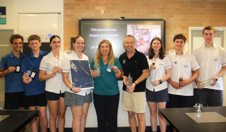 Darryl Gillespie from The Water Gift and college students